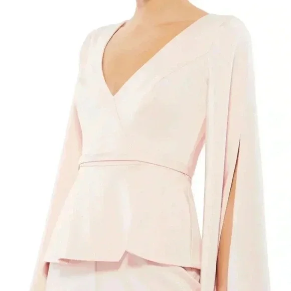 NWT Mac Duggal Pink Jumpstuit